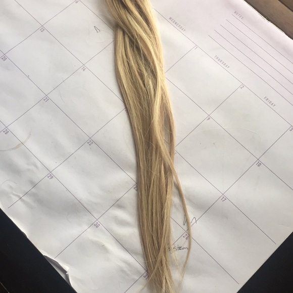 Human hair 100% 18in tape ombré dark blonde/blond